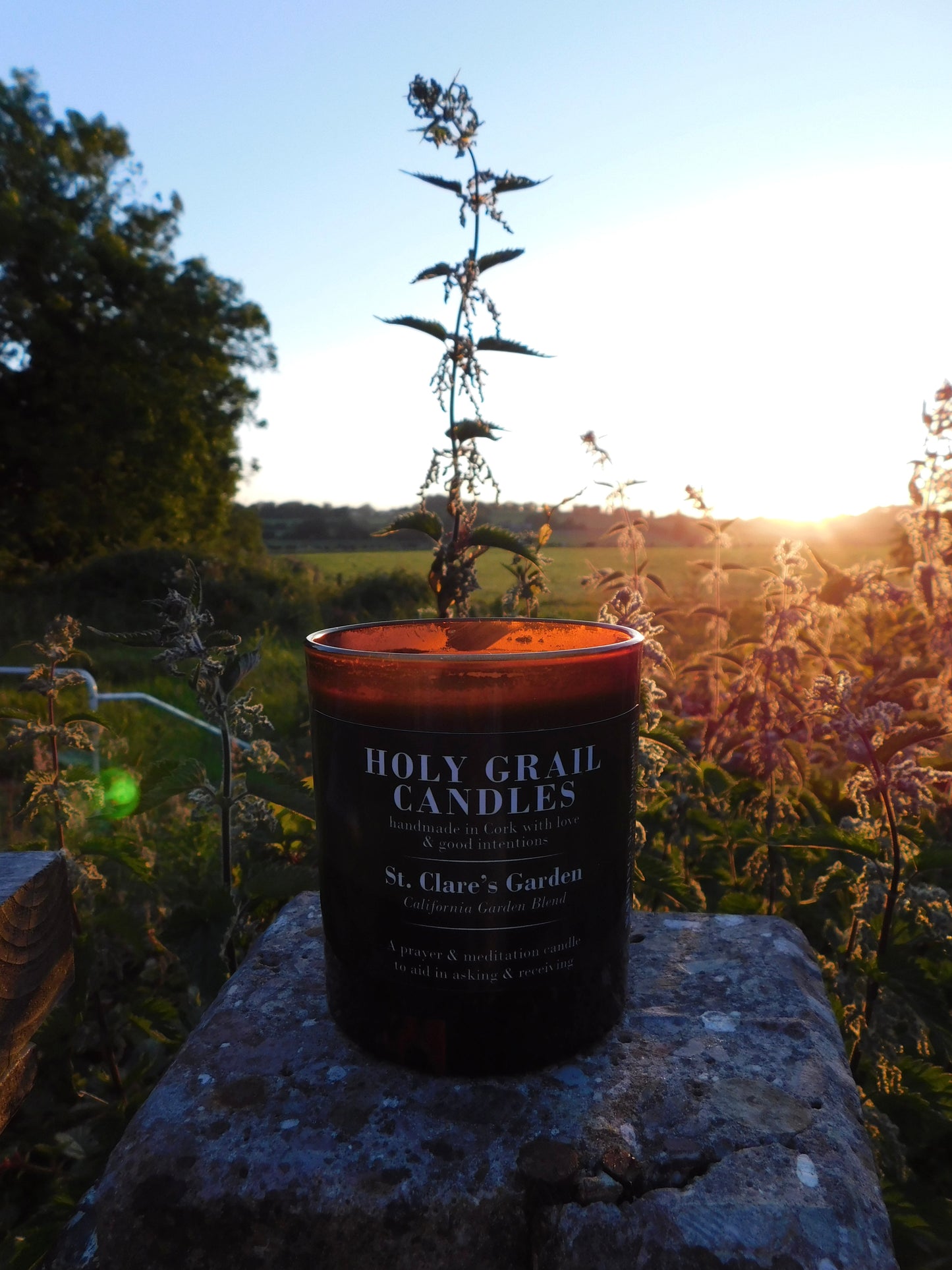 St. Clare’s Garden Candle
