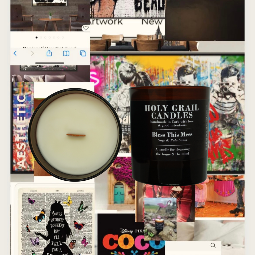 Bless This Mess Candle Pop Art